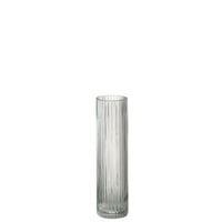Vaas cylinder lijnen glas transparant medium