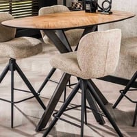 Bartafel Tamzin 140x80 cm-gerecycled teakhout fineer