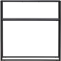 Bijzettafel Bogóta Venture Design - Staal - 30x80 cm - Zwart