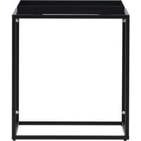 Bijzettafel Porto Alegre Venture Design - Staal Zwart - 45x45 cm