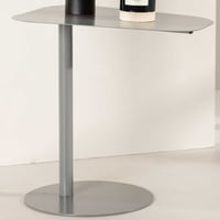 Bijzettafel San Jose - Staal - 50x38 cm - Lichtgrijs
