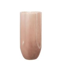 Vaas trikkie glas roze