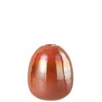 Vaas bol glas rood medium