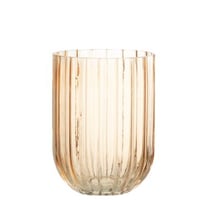 Vaas yari strepen glas peche medium