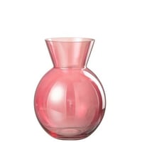 Vaas bol glas rood large