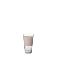 Vaas delph glas transparant/lichtroze extrasmall