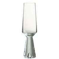 Champagneglas walker glas transparant - Set van 4