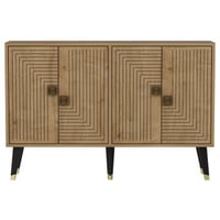 Ahart Console | 100% MELAMINE | Saffier Eiken, Goud