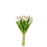 Boeket tulpen 7stuks pu wit small