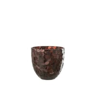 Windlicht mozaiek glas bordeaux medium