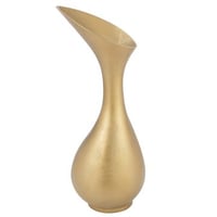 Vaas olivia aluminium goud large