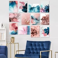 Lulu Decoratief MDF schilderij (12 stuks) | 100% MDF | 20 x 15 cm