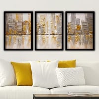 Lulu 3pc Décor Schilderijenset | Multicolor | 35x45cm | 100% MDF Lijst