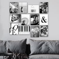 Lulu Decoratief MDF schilderij (12 stuks) | 100% MDF | 20 x 15 cm