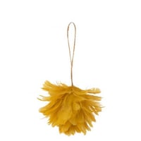 Bal hanger veren geel