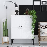Console Smaragd | 100% Gemelamineerd | 90x115x35 cm | Wit