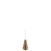 Hanger sneeuwman papier beige small
