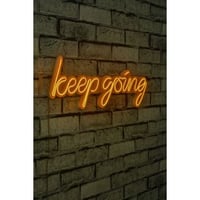 Neon Graph Decoratieve kunststof ledverlichting | Geel | 53,5 x 18,5 x 2 cm