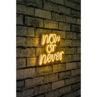 Neon Graph Decoratieve kunststof ledverlichting | Geel | 28 x 22 x 2 cm
