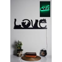 Ledverlichting Firewood Decoratieve LED Verlichting | Zwarte MDF Basis | 60 LEDs/m | 12V Adapter | 375cm Snoer | 70x22cm | Groen