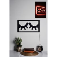 Ledverlichting Firewood Decoratieve LED-verlichting | Zwarte basis | Rood