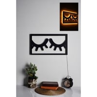 Ledverlichting Firewood LED Verlichting | Zwart MDF Basis | 60 LEDs/m | 375cm Snoer | Afmeting: 50x28 cm