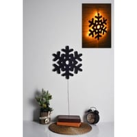 Ledverlichting Firewood LED Verlichting | Zwart MDF Basis | 60 LEDs/m | 12V DC Adapter | 375cm Snoer | 28x32cm
