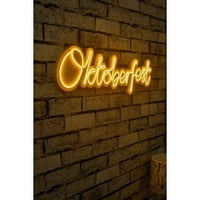 Neon Graph Decoratieve kunststof ledverlichting | Geel | 66 x 17 x 2 cm