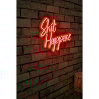 Neon Graph Decoratieve plastic ledverlichting | Rood | 45 x 29 x 2 cm