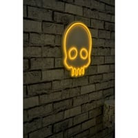 Neon Graph Decoratieve kunststof ledverlichting | Geel | 28 x 35 x 2 cm