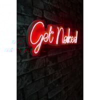 Neon Graph Decoratieve kunststof ledverlichting | Rood | 20 x 62 x 2 cm