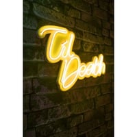 Neon Graph Decoratieve kunststof ledverlichting | Geel | 28 x 44 x 2 cm