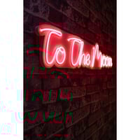 Neon Graph Decoratieve kunststof ledverlichting | Rood | 16 x 72 x 2 cm