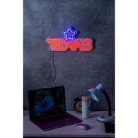 Neon Graph Decoratieve plastic ledverlichting | Rood & blauw | 42 x 22 x 2 cm