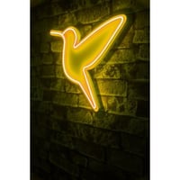 Neon Graph Decoratieve kunststof ledverlichting | Geel | 40 x 36 x 2 cm