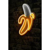 Neon Graph Decoratieve kunststof ledverlichting | Geel & wit | 30 x 40 x 3 cm
