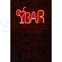 Neon Graph Decoratieve plastic ledverlichting | Rood | 50 x 23 x 3 cm
