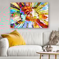 Maignan Schilderij van getemperd glas | 40 x 60 cm | Veelkleurig