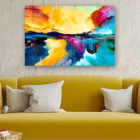 Maignan Gehard Glas Schilderij | Veelkleurig | 40x60 cm