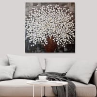 Handie Decoratief olieverfschilderij | Houten lijst | 70 x 70 cm