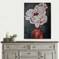 Handie Decoratief olieverfschilderij | Houten lijst | 70 x 100 cm