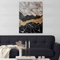 Handie Decoratief olieverfschilderij | Houten lijst | 70 x 100 cm