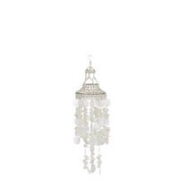 Lampenkap carousel schelp wit