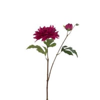 Dahlia lauwra kunststof fuchsia