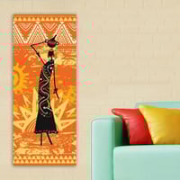 Erin Veelkleurig Canvas Schilderij | 50x120 | 100% Houten Lijst