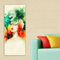 Erin Decoratief Canvas Schilderij | 100 anvas | 50x120 | Veelkleurig