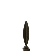 Deco op voet luke dennenhout zwart small