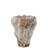 Vaas maan textuur anemone klei mixed