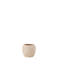 Flowerpot round terra rose gold medium