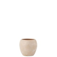 Flowerpot round terra rose gold  large
